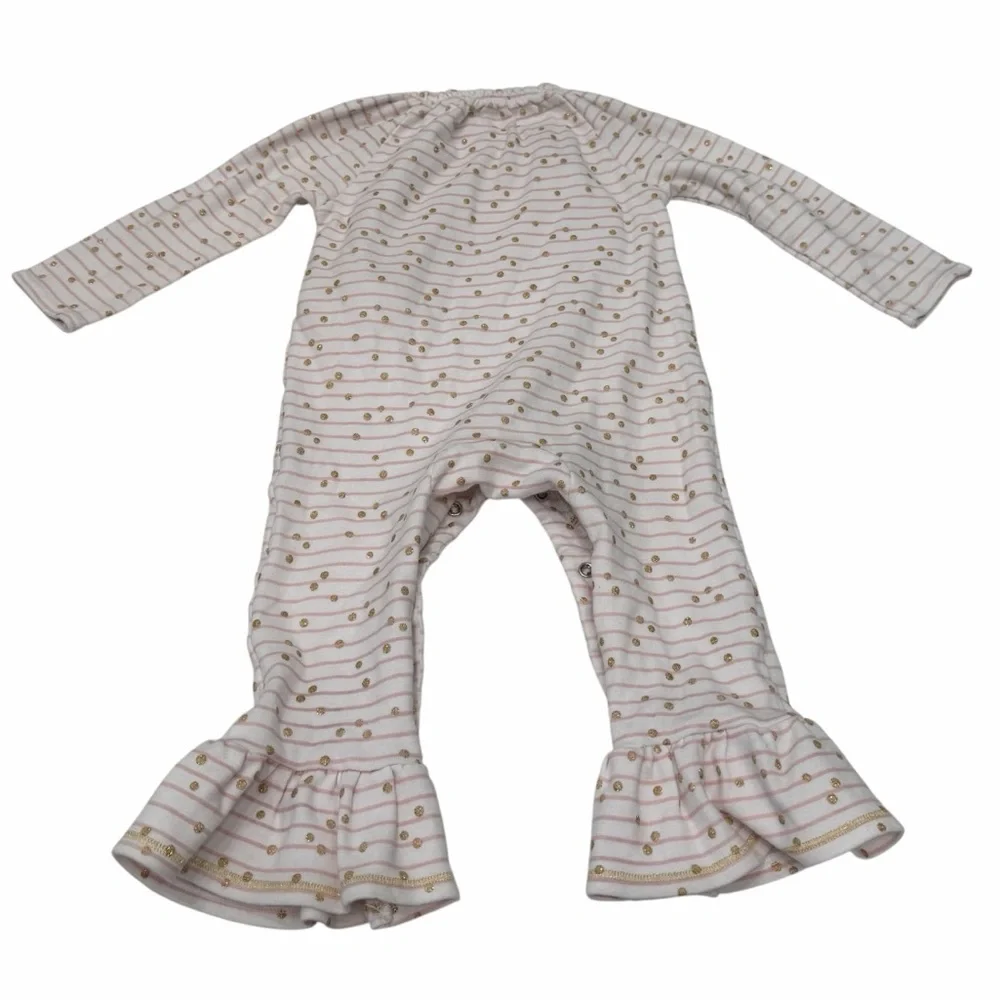 Mud Pie Baby One Piece Christmas Santa Size‎ 12-18 Month